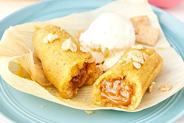 Cinnamon Toast Crunch and Dulce De Leche Tamales